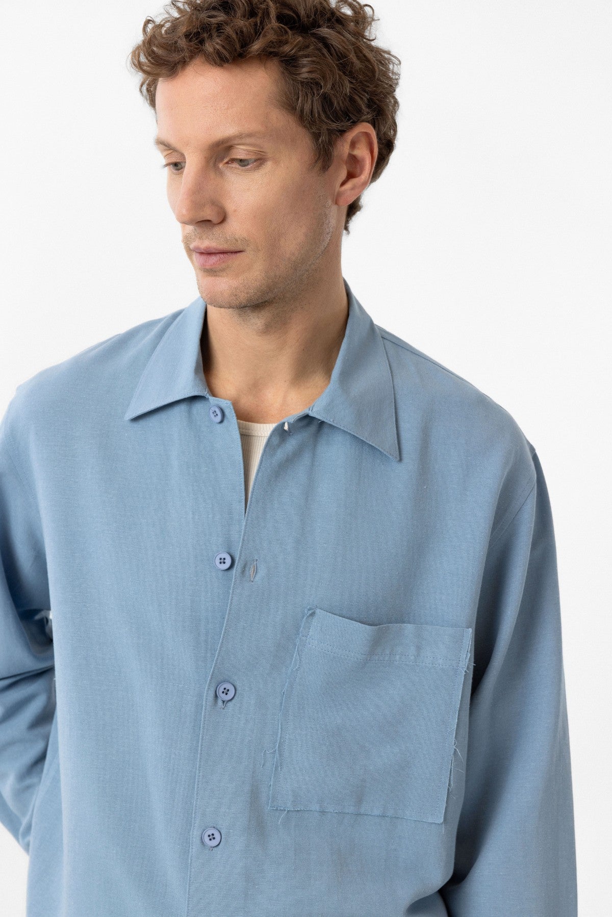 Antioch Linen-Blend Relaxed-Fit Men's Shirt