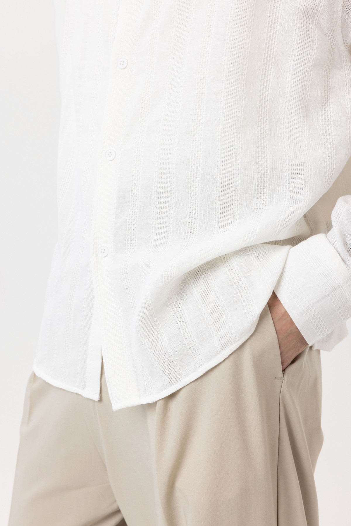 Antioch Textured Jacquard Cotton Men's Shirt