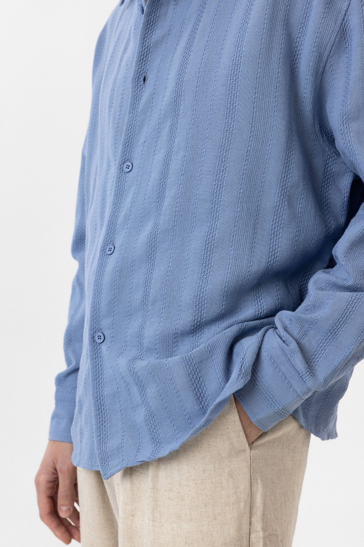 Antioch Textured Jacquard Cotton Men's Shirt