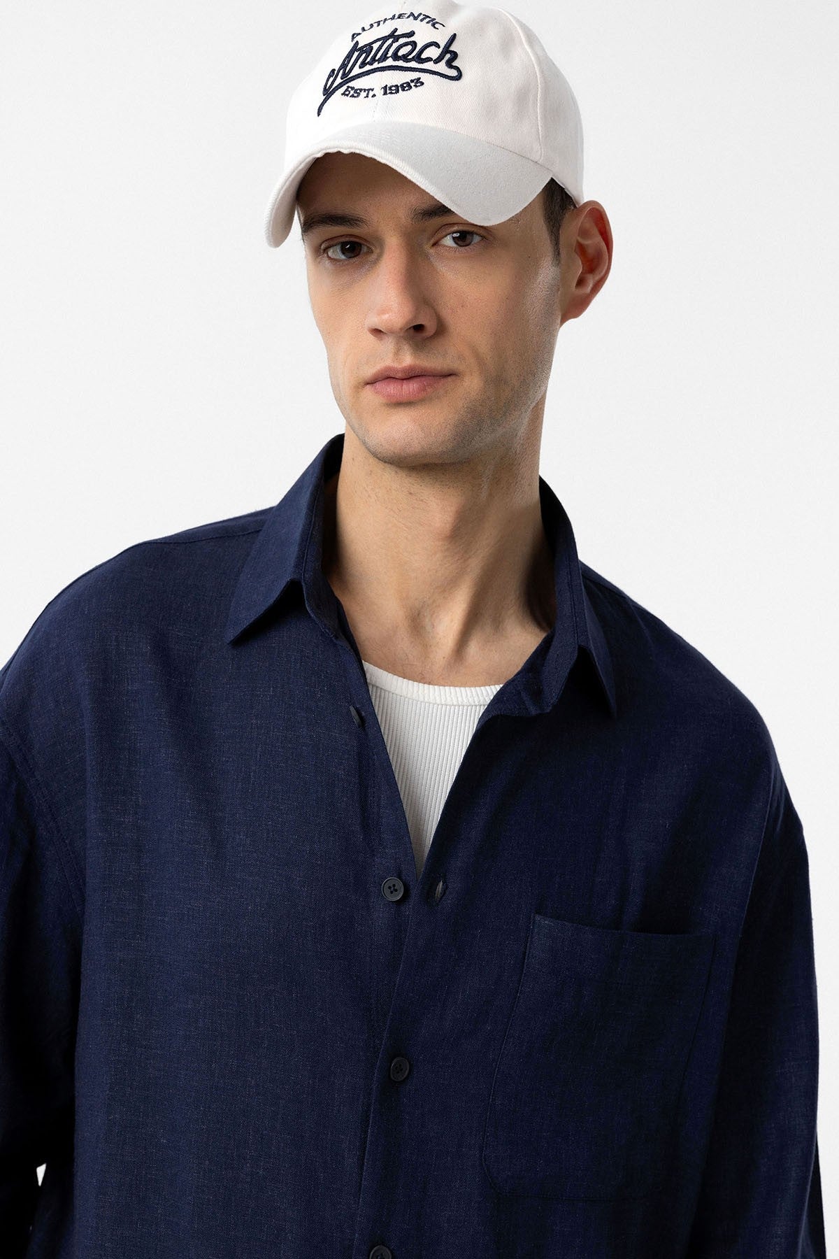 Antioch Linen-Blend Relaxed-Fit Men's Shirt