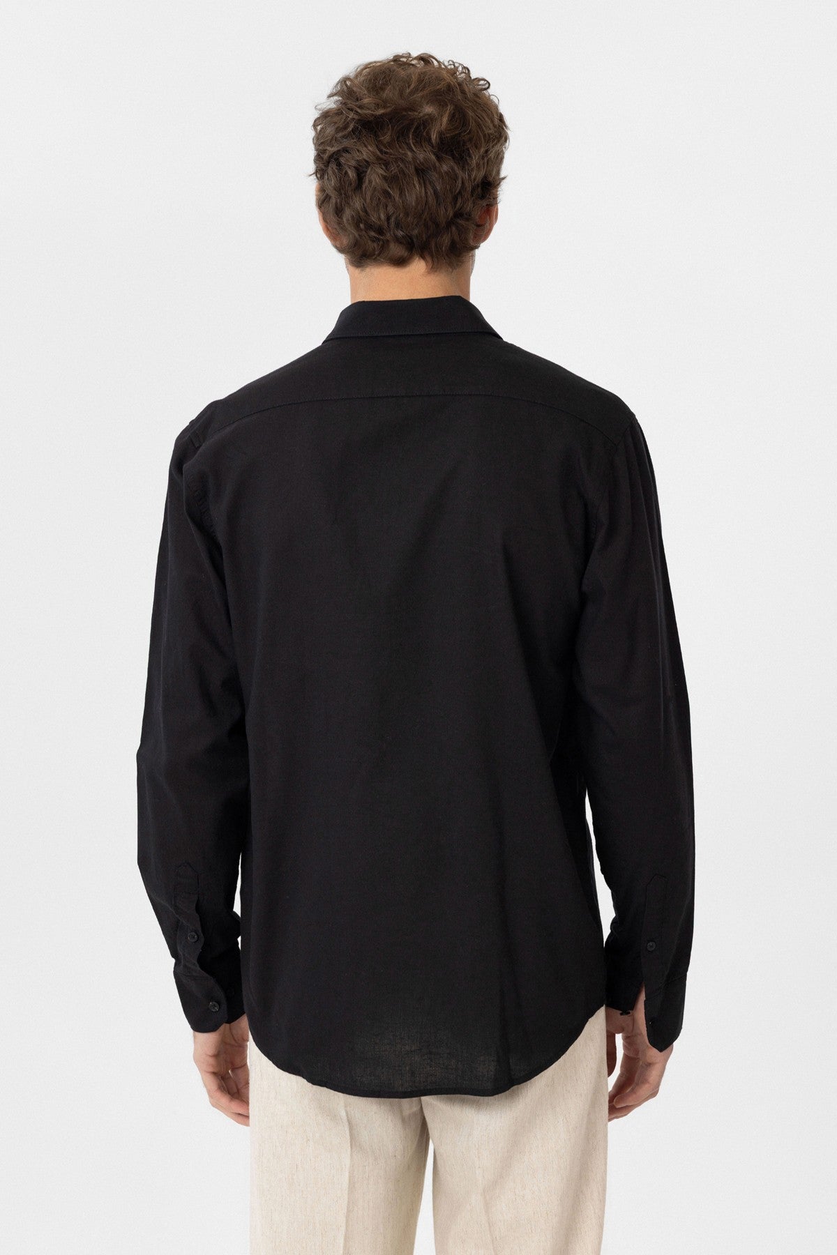 Relax Fit Lyocell Fabric Men's Shirt