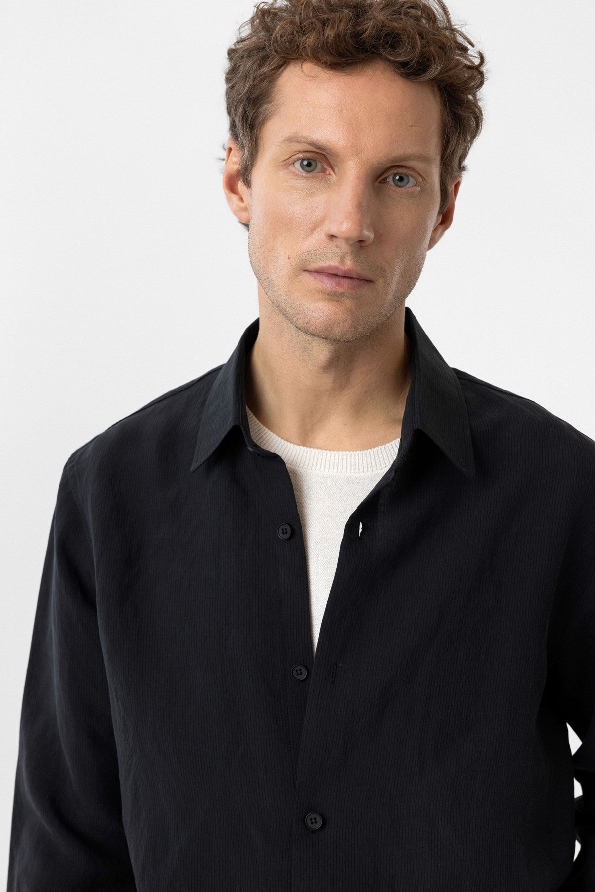 Relax Fit Modal Fabric Men's Shirt
