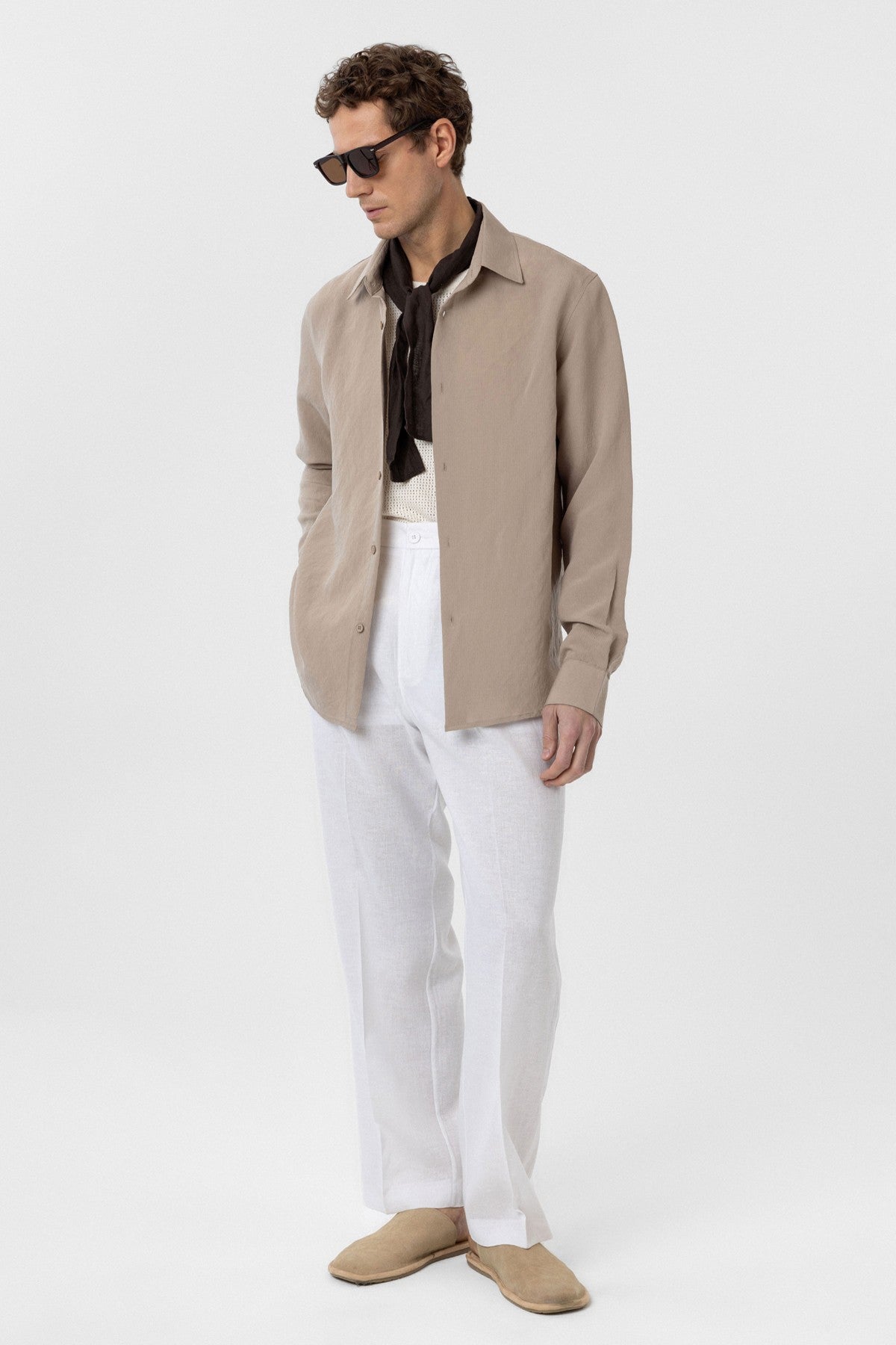 Relax Fit Modal Fabric Men's Shirt