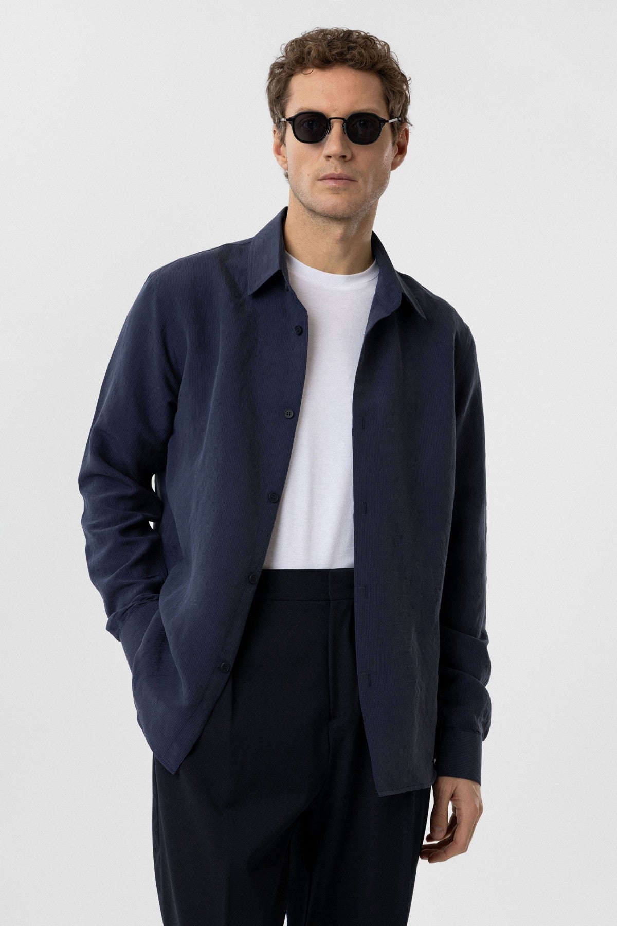 Relax Fit Modal Fabric Men's Shirt