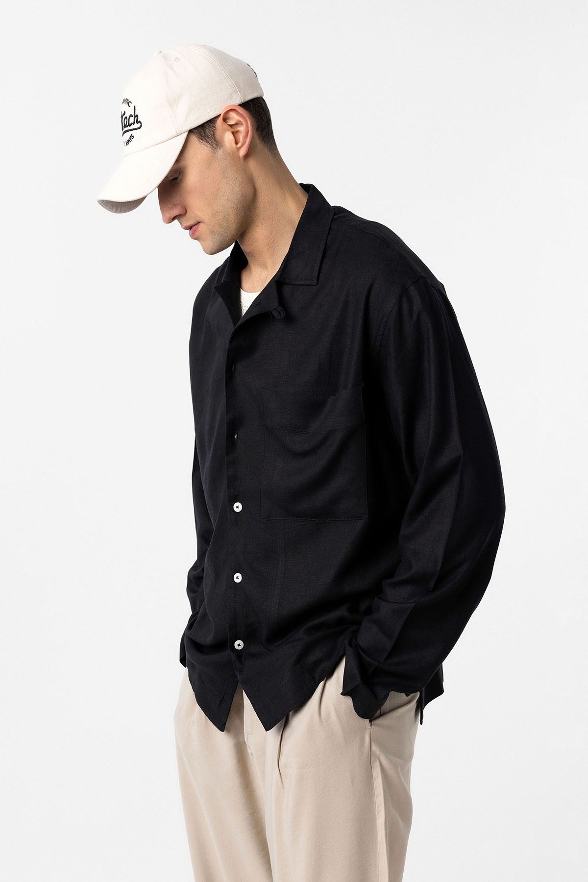 Antioch Linen-Blend Relaxed-Fit Men's Shirt