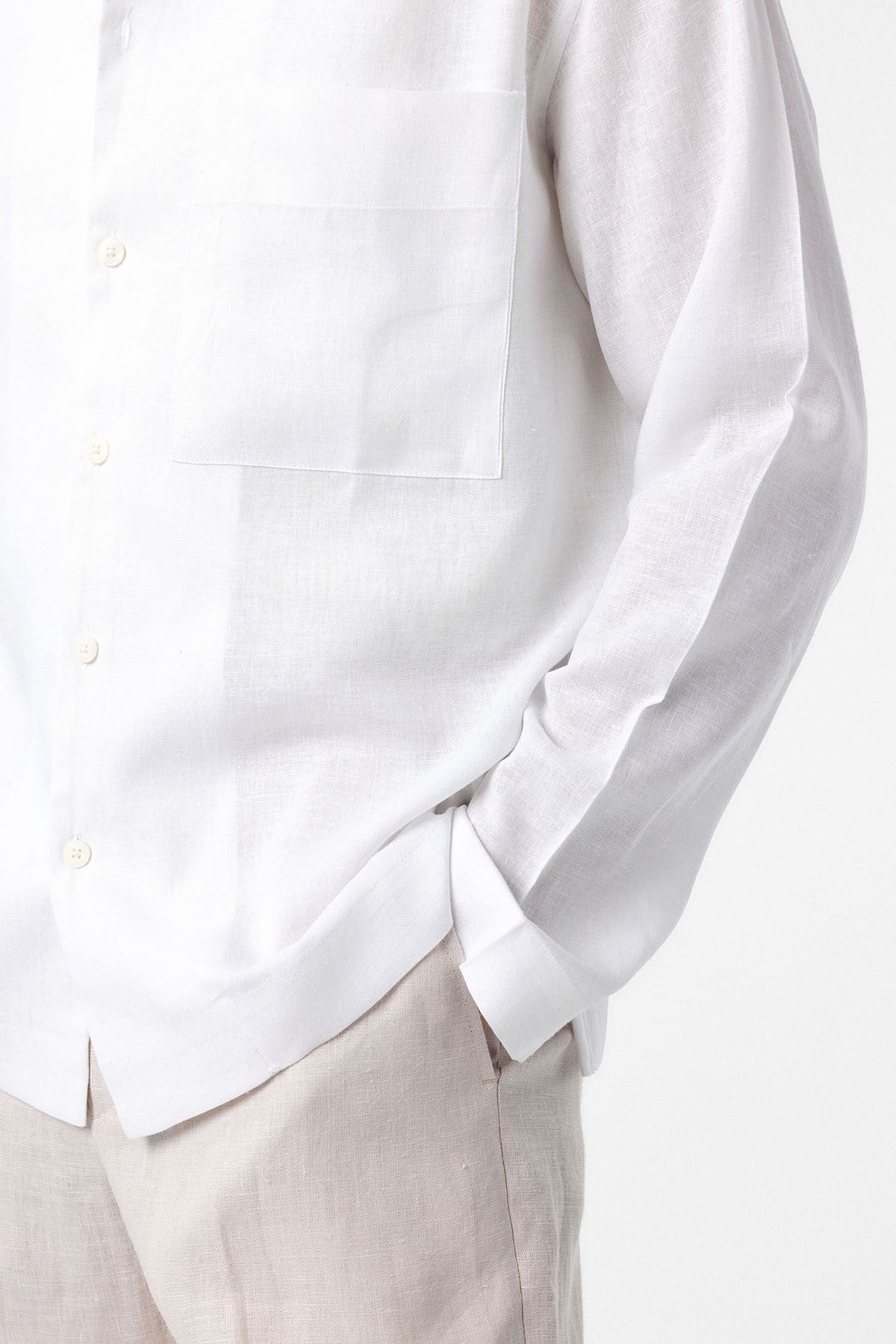 Antioch Linen-Blend Relaxed-Fit Men's Shirt