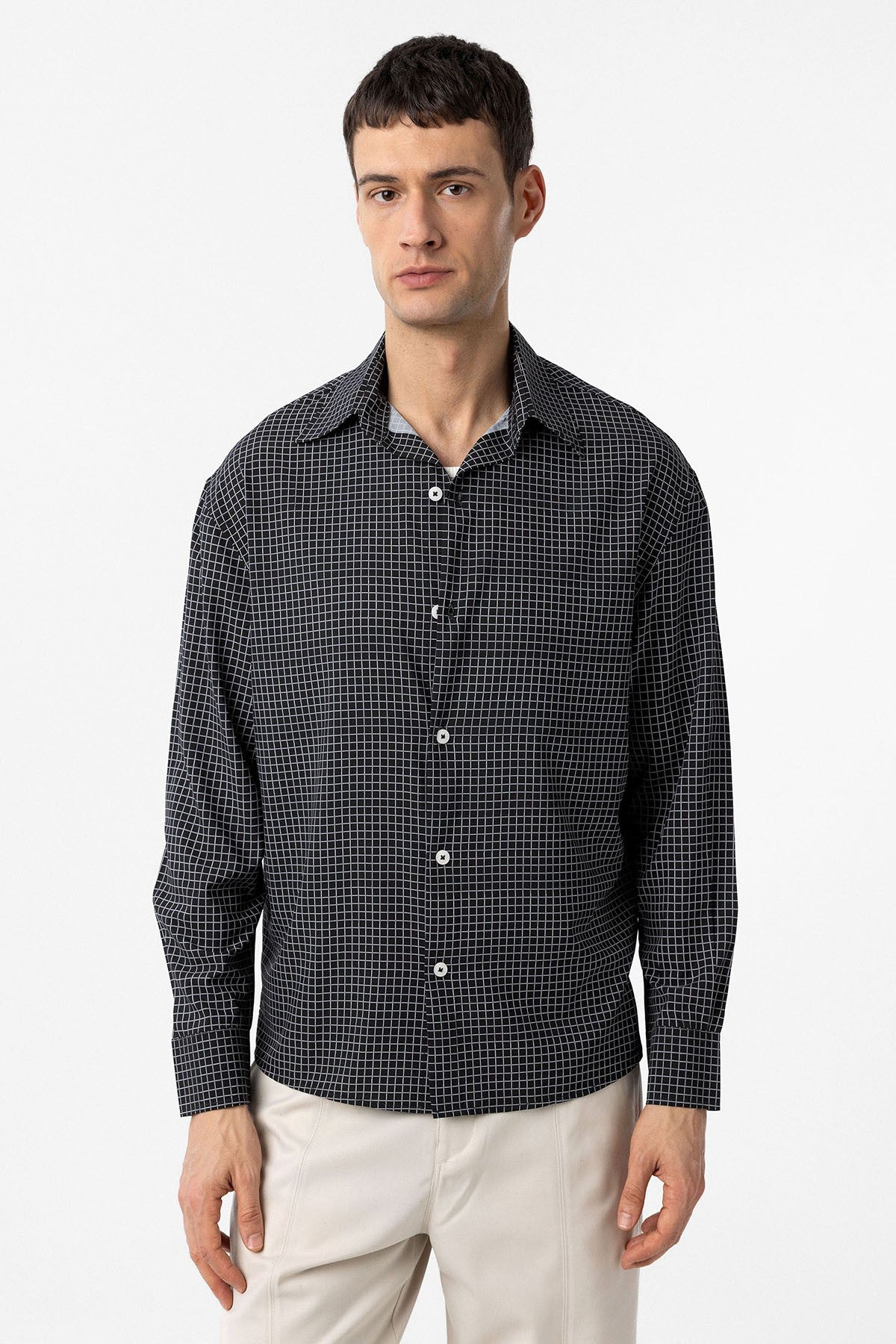 Antioch Checkered Men's Relaxed-Fit Shirt