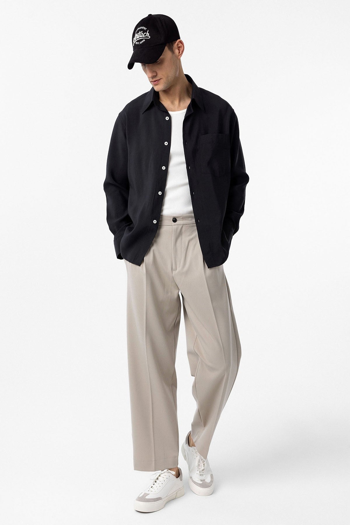 Antioch Modal Fabric Relaxed-Fit Men's Shirt
