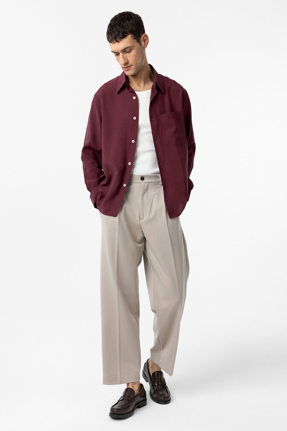 Antioch Modal Fabric Relaxed-Fit Men's Shirt
