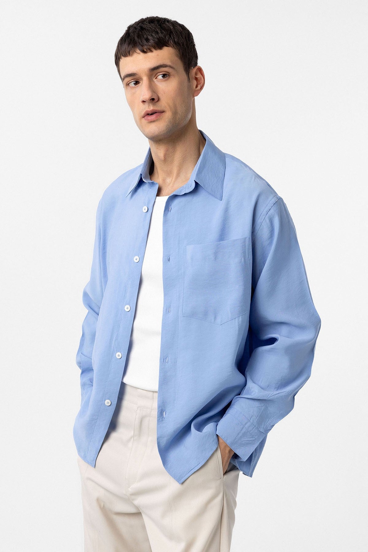 Antioch Modal Fabric Relaxed-Fit Men's Shirt