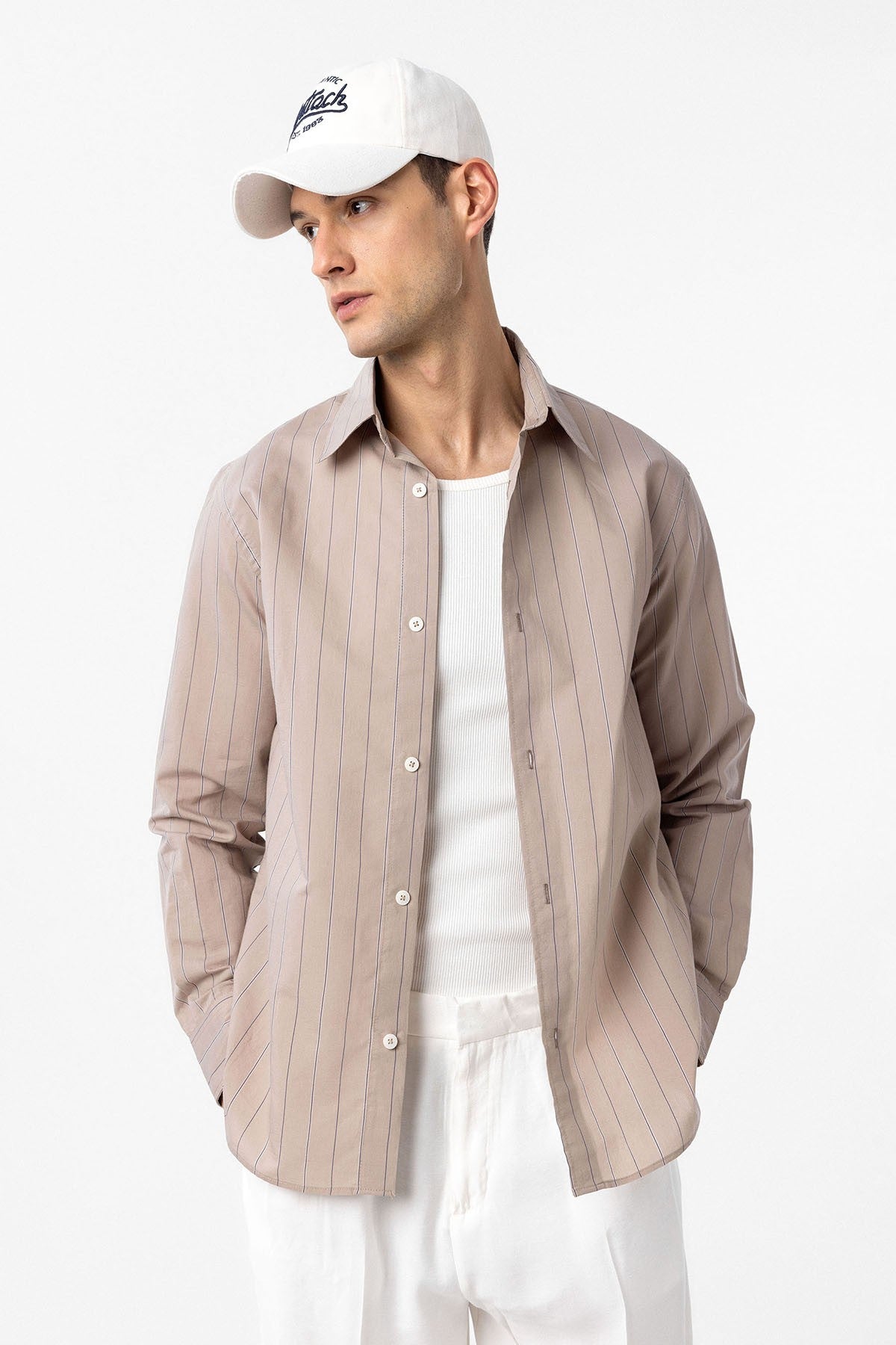 Antioch Relaxed Striped Men's Shirt