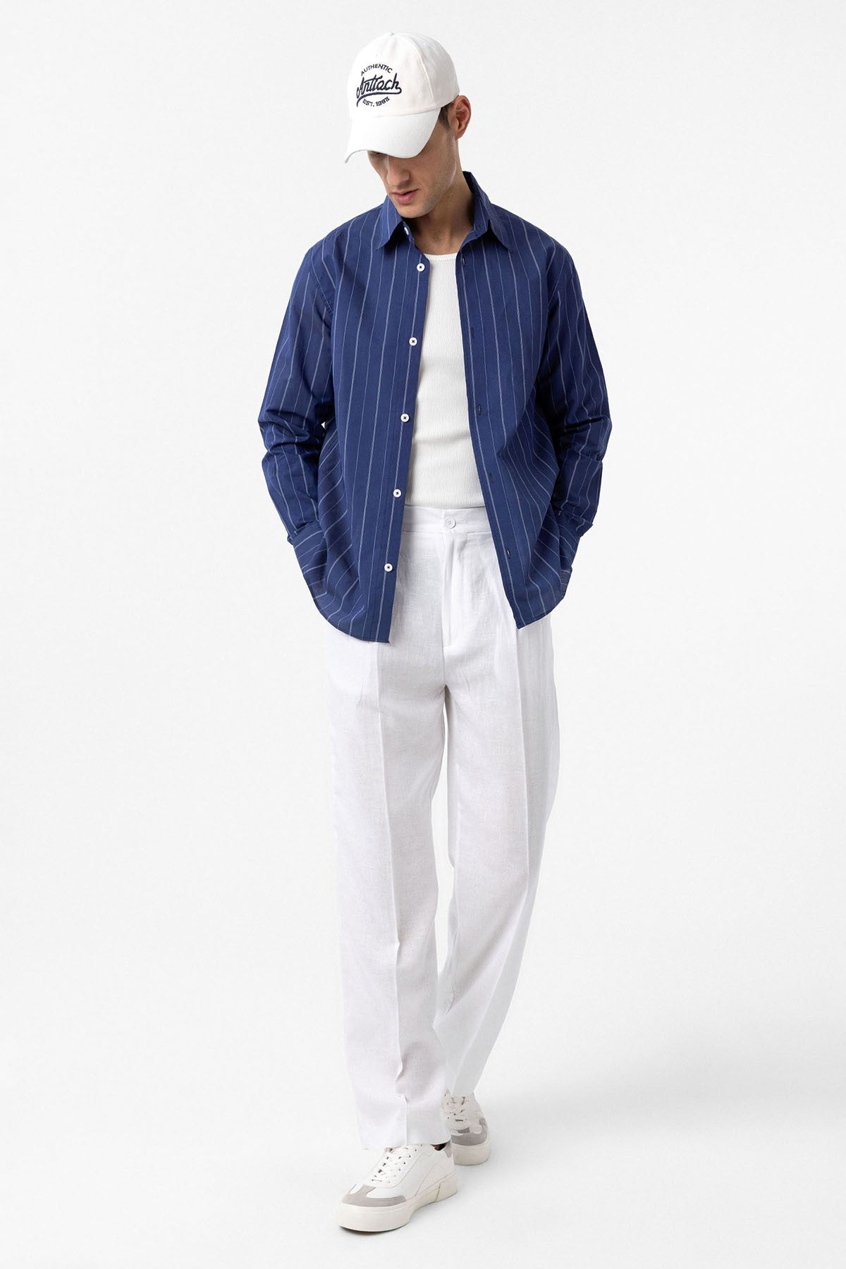Antioch Relaxed Striped Men's Shirt