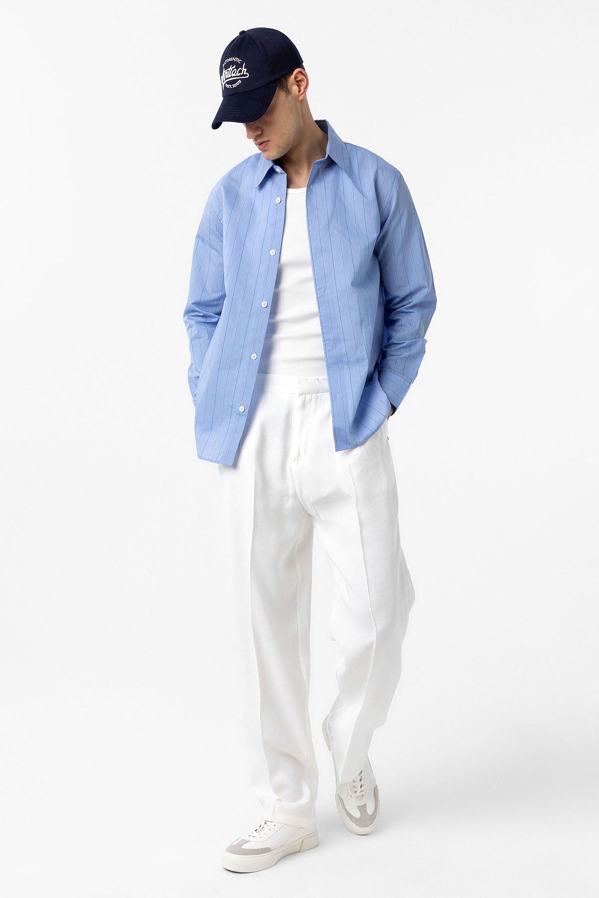 Antioch Relaxed Striped Men's Shirt