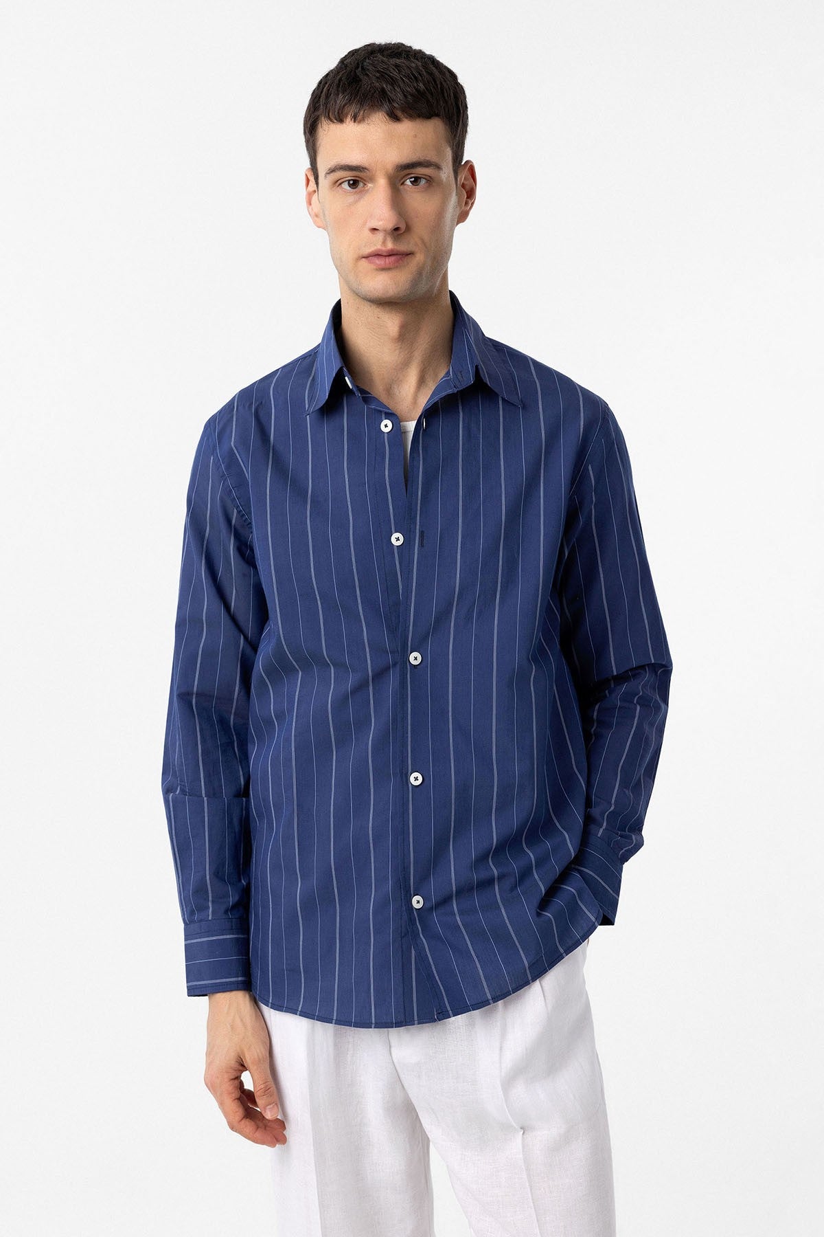 Antioch Relaxed Striped Men's Shirt