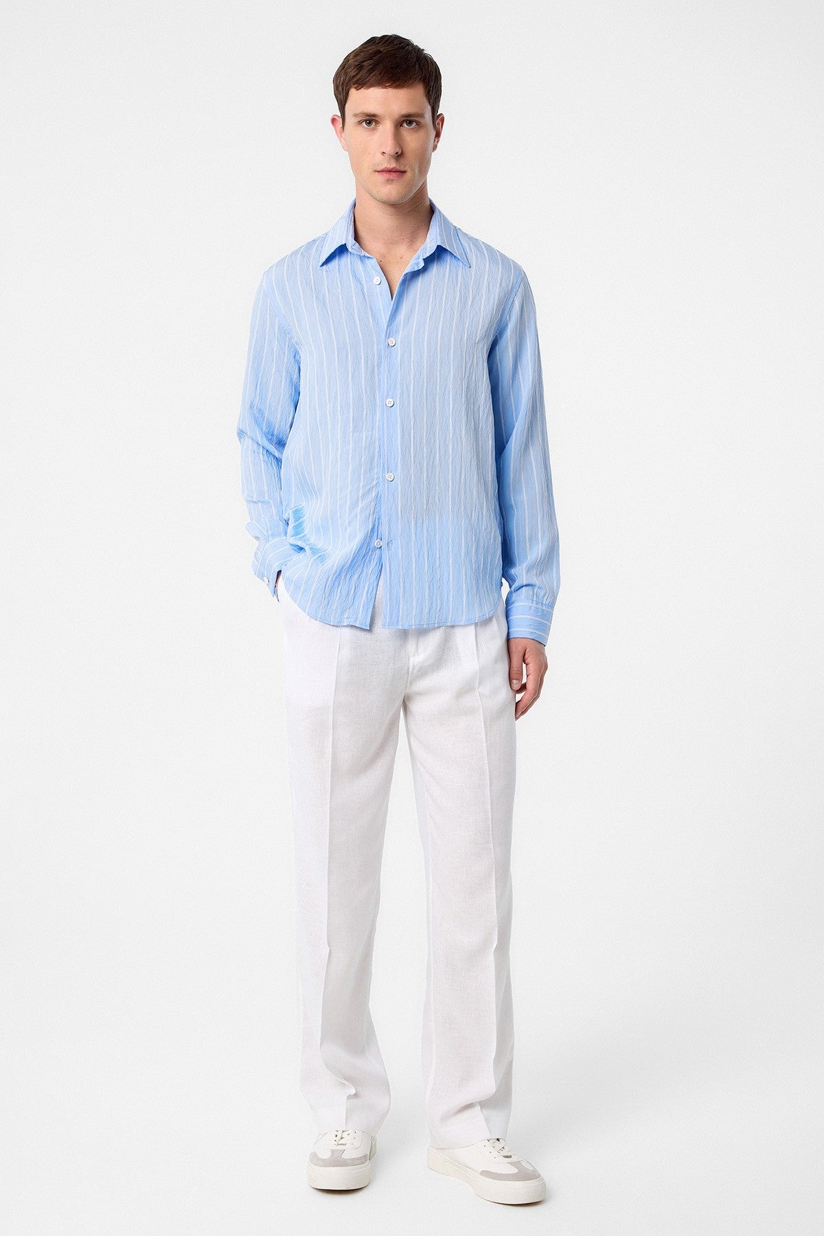 Antioch Relax Fit Striped Men's Shirt