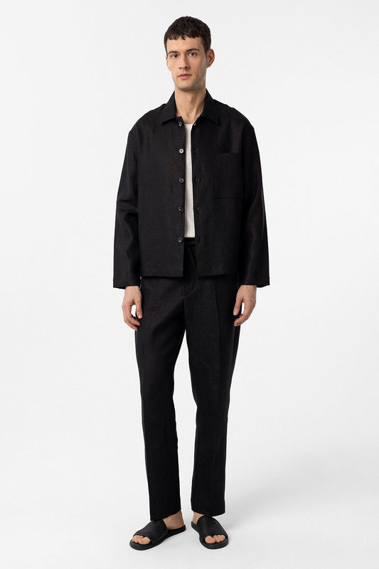 Antioch 100% Linen Relaxed-Fit Men's Lightweight Jacket