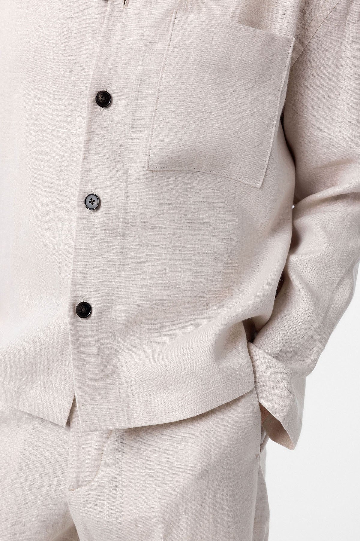 Antioch 100% Linen Relaxed-Fit Men's Lightweight Jacket
