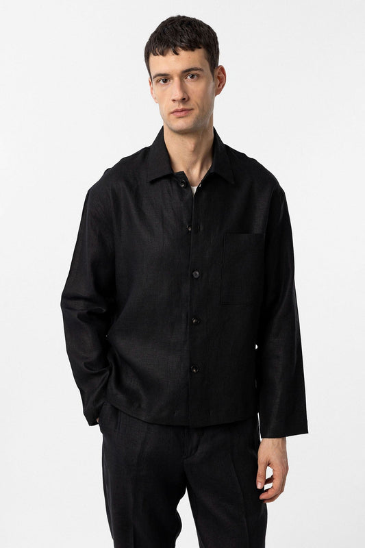 Antioch 100% Linen Relaxed-Fit Men's Lightweight Jacket