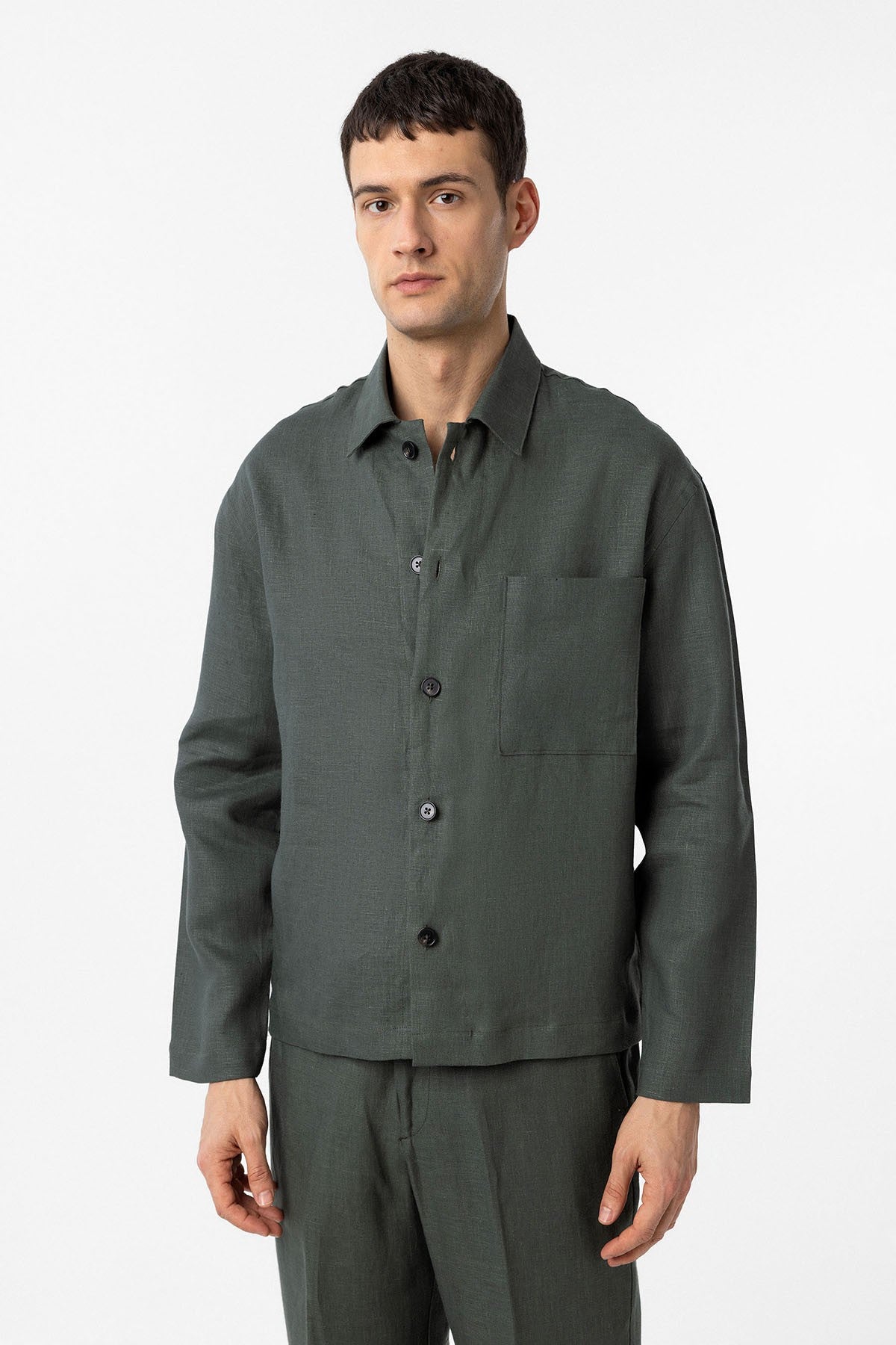 Antioch 100% Linen Relaxed-Fit Men's Lightweight Jacket