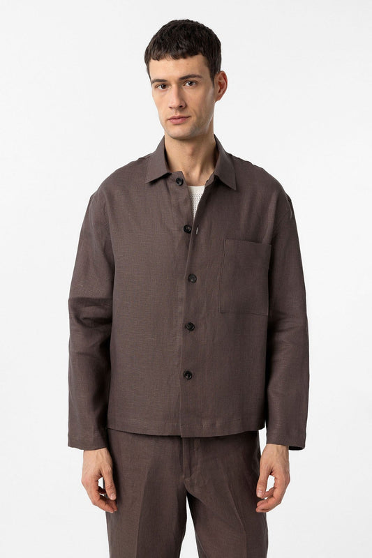Antioch 100% Linen Relaxed-Fit Men's Lightweight Jacket