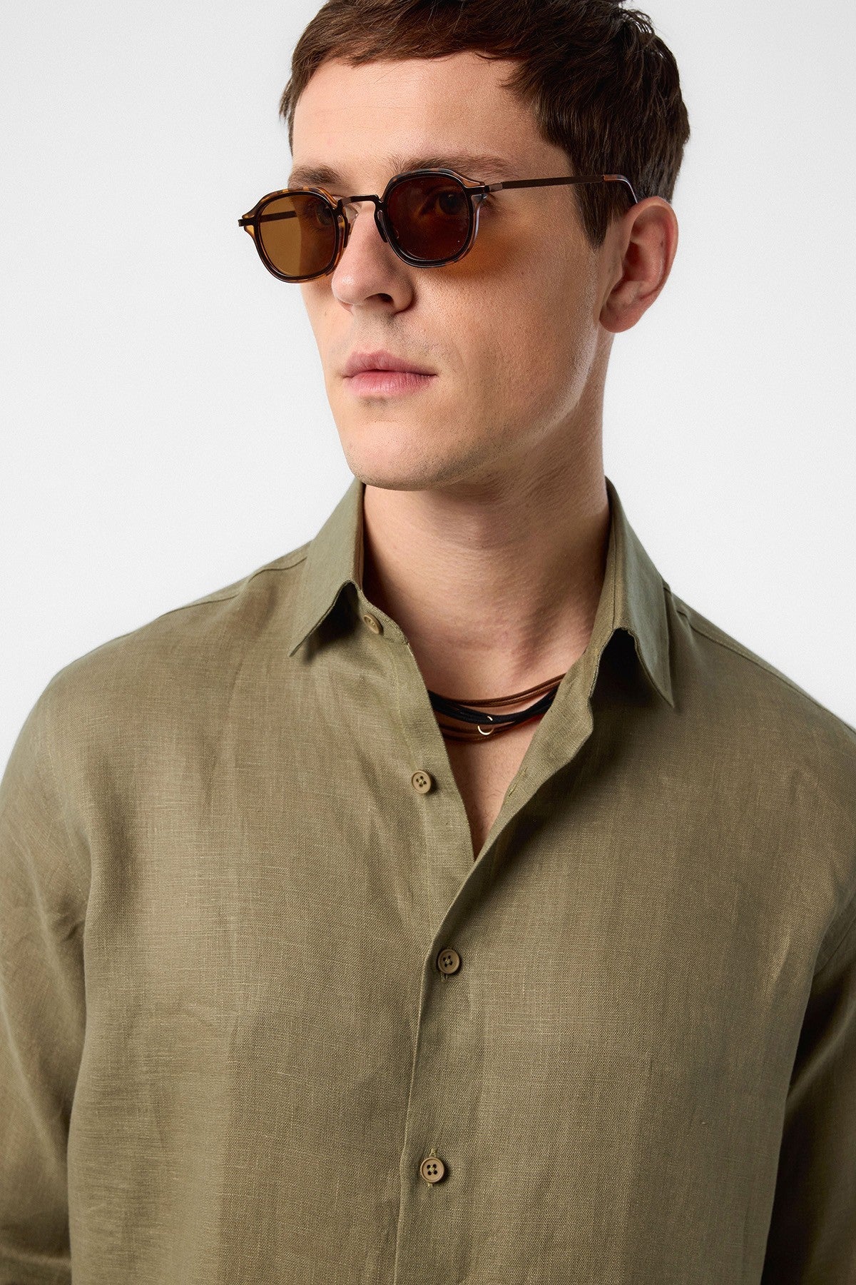 Antioch 100% Linen Comfort Fit Men's Shirt