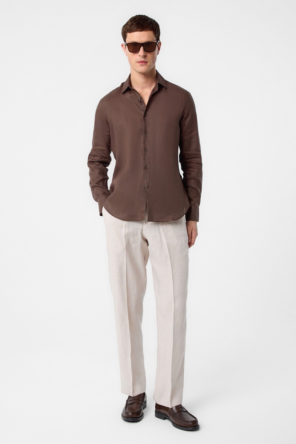 Antioch 100% Linen Comfort Fit Men's Shirt