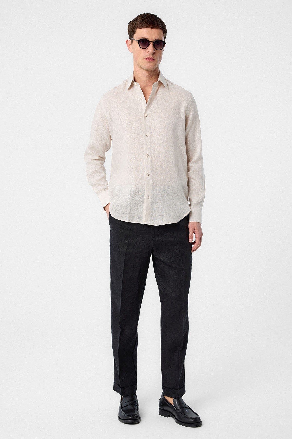 Antioch 100% Linen Comfort Fit Men's Shirt