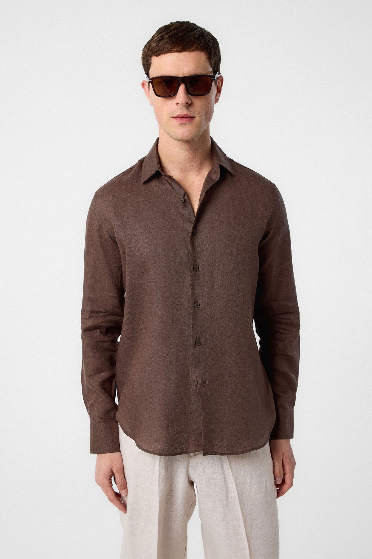 Antioch 100% Linen Comfort Fit Men's Shirt