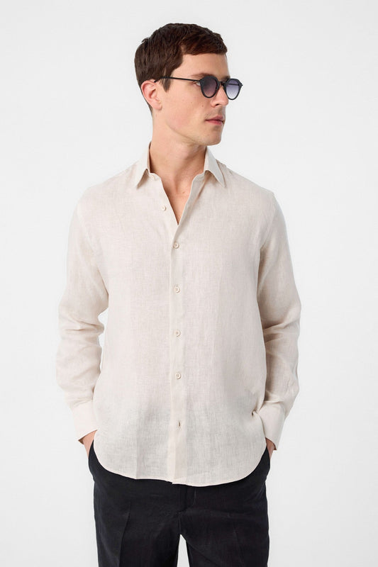 Antioch 100% Linen Comfort Fit Men's Shirt