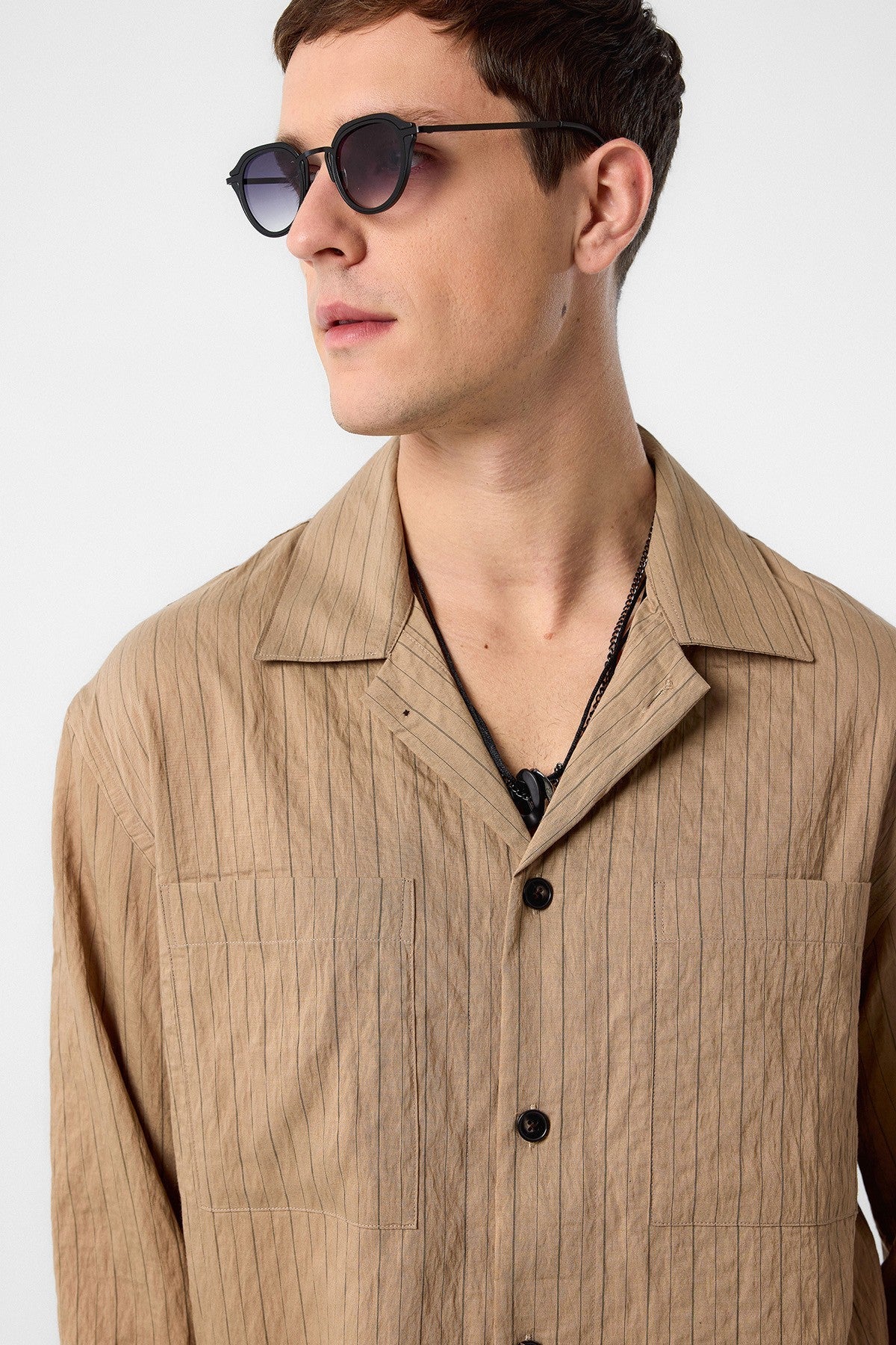 Antioch Modal Striped Men's Shirt