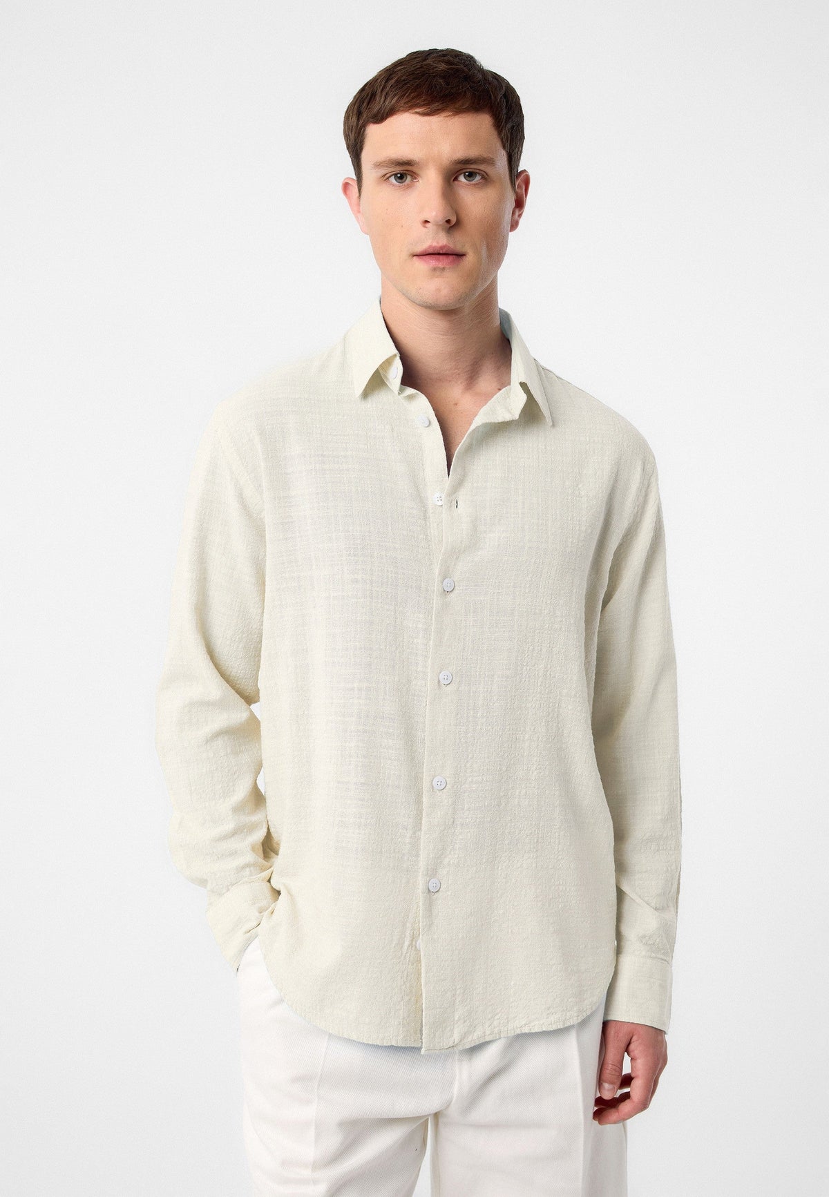 Antioch Relax Fit Textured Men's Shirt