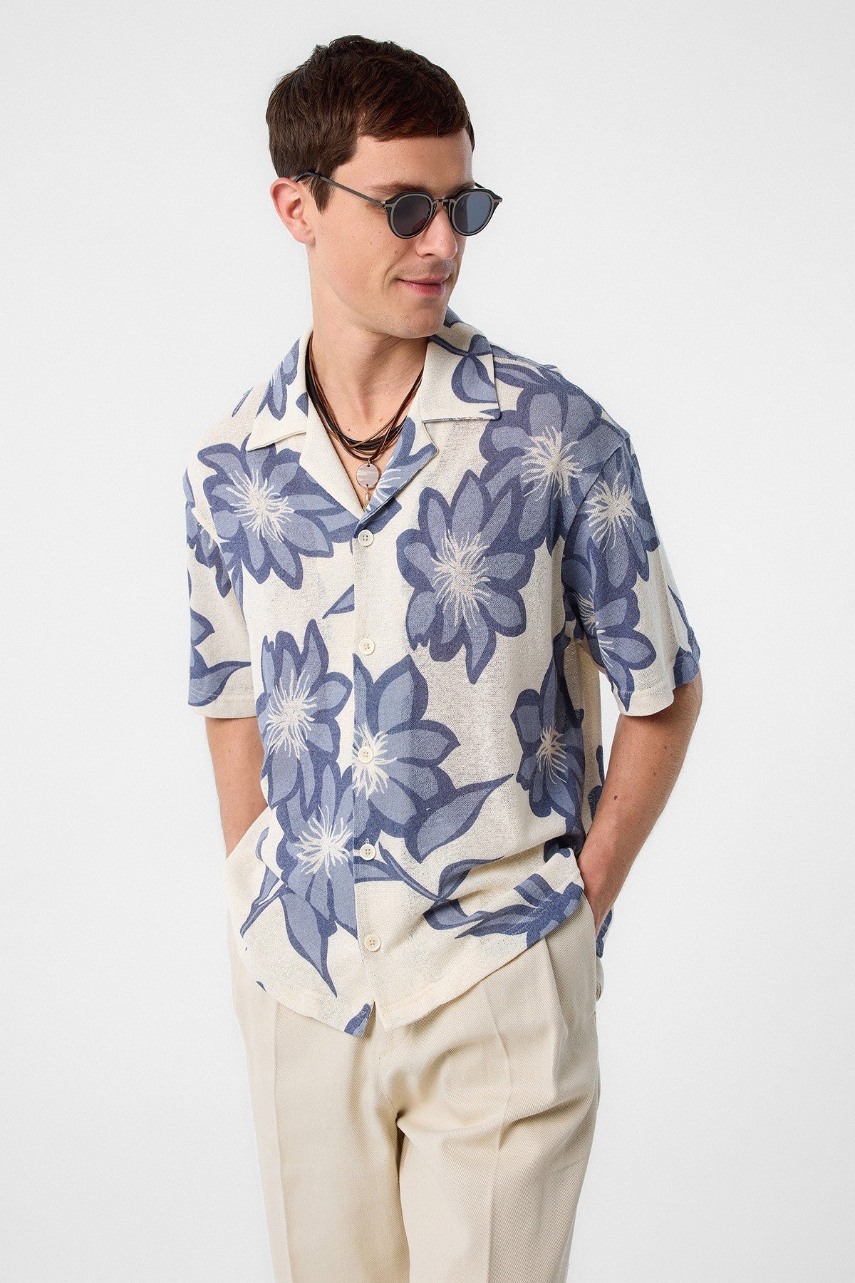 Men's Shirt with Antioch Pattern