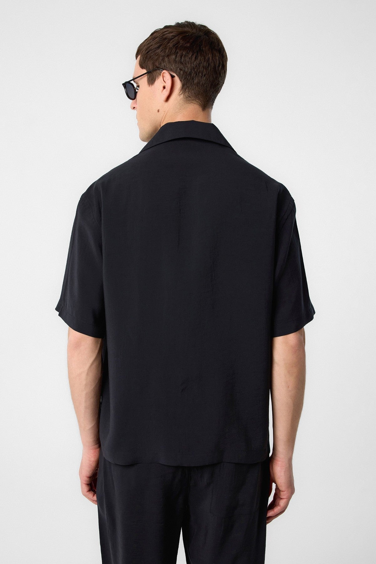 Antioch Apache Collar Modal Fabric Men's Shirt
