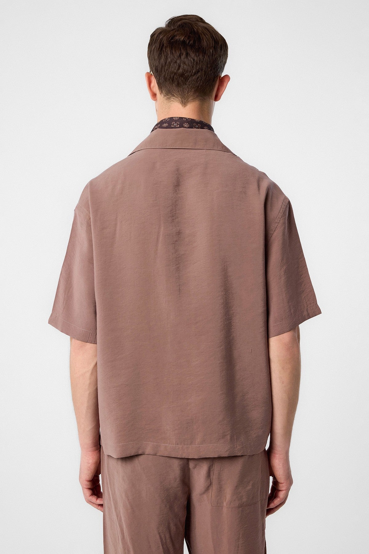 Antioch Apache Collar Modal Fabric Men's Shirt
