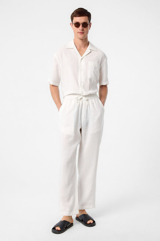Antioch Apache Collar Modal Fabric Men's Shirt