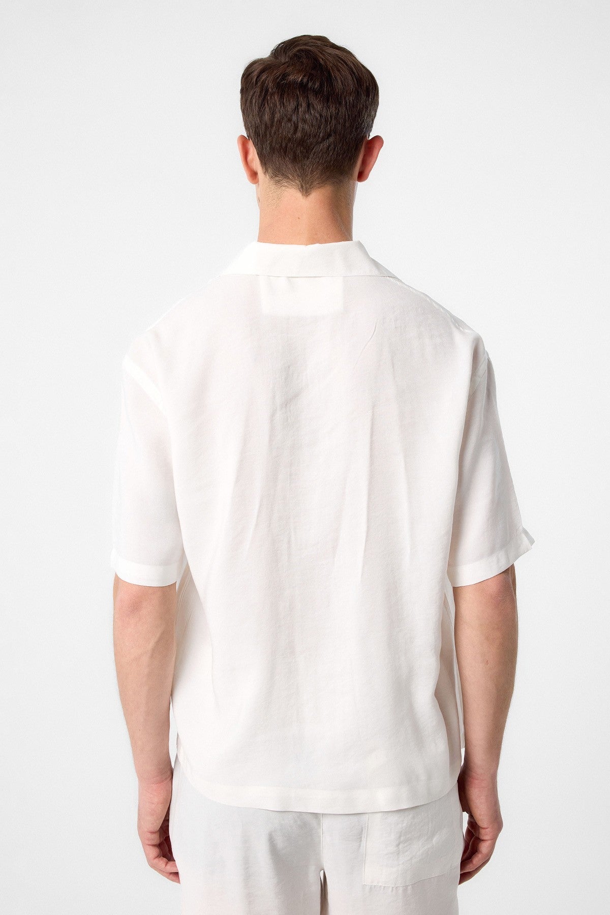 Antioch Apache Collar Modal Fabric Men's Shirt