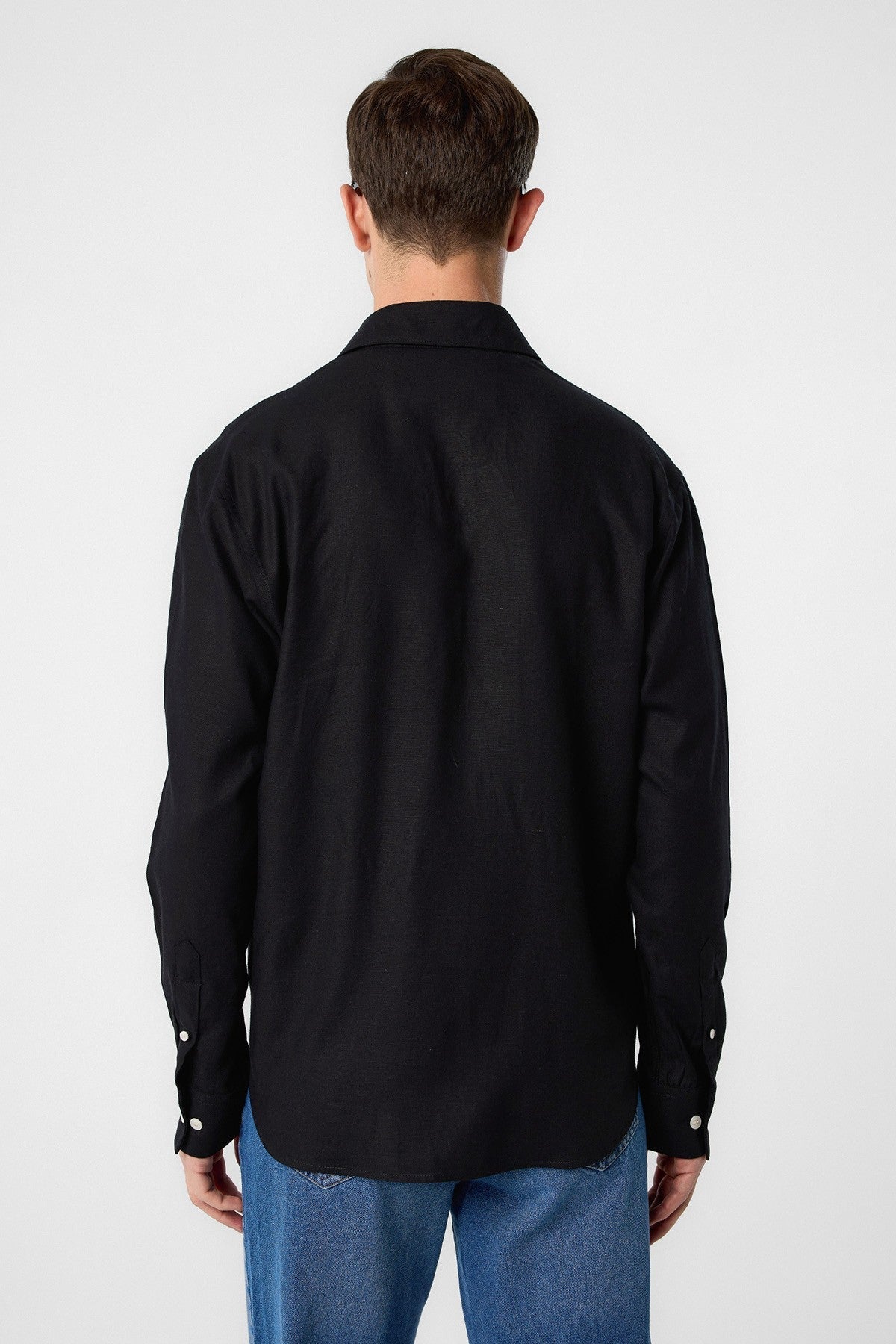 Antioch Relax Fit Men's Linen-Blend Shirt