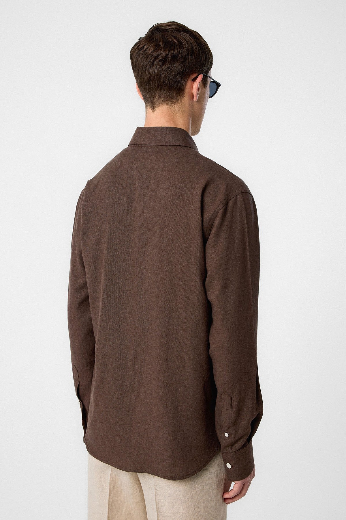 Antioch Relax Fit Men's Linen-Blend Shirt