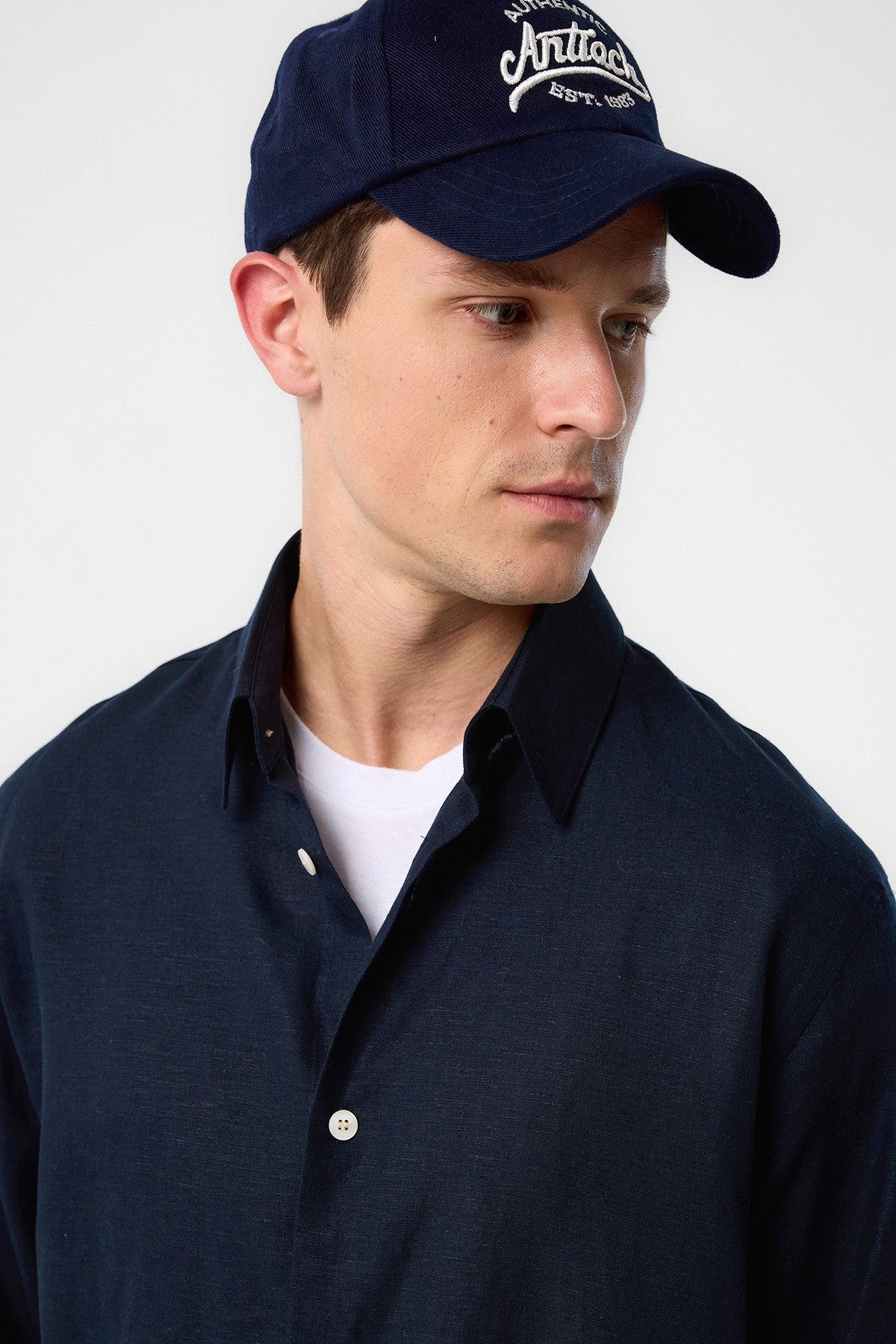 Antioch Relax Fit Men's Linen-Blend Shirt