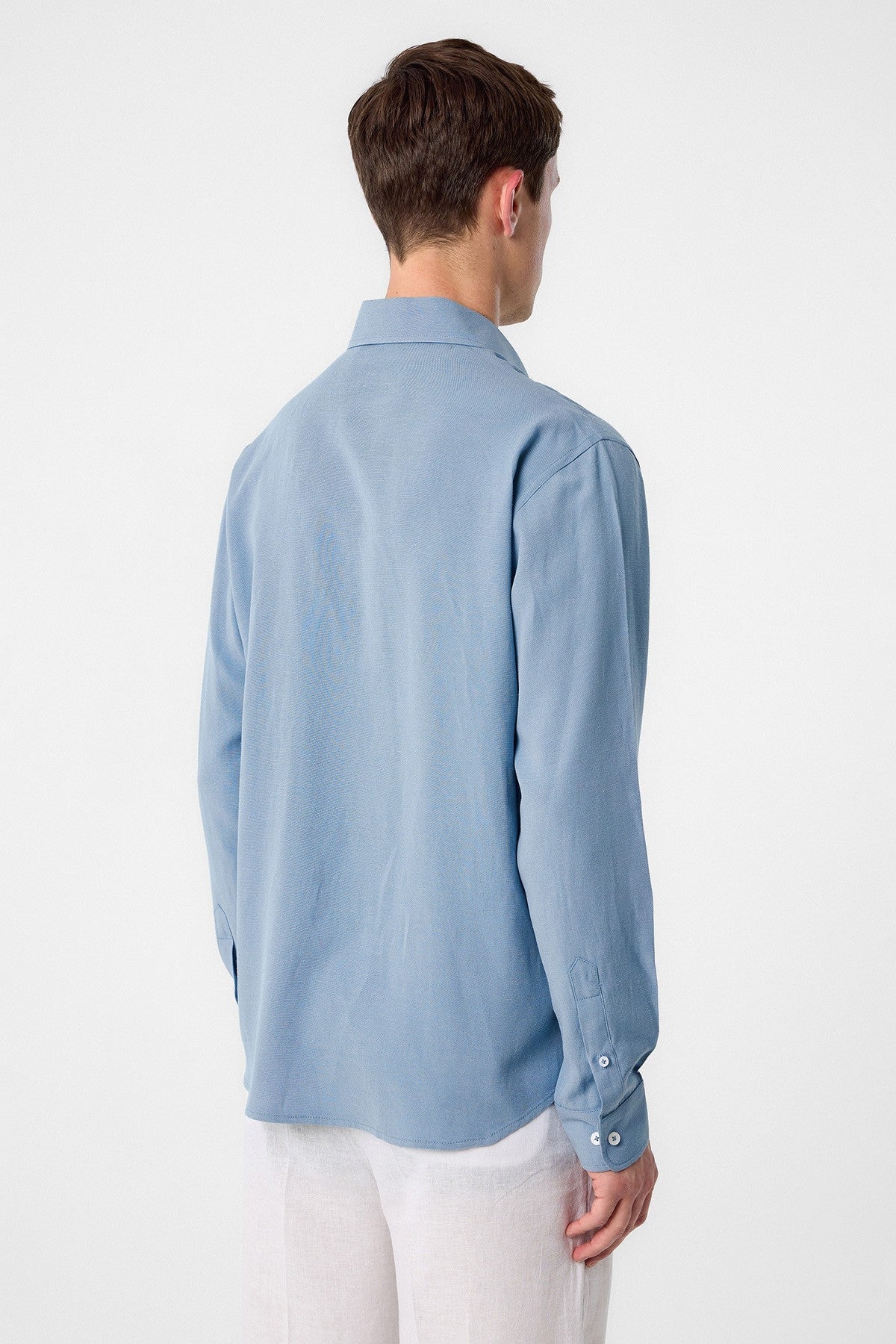 Antioch Men's Linen-Blend Button-Down Shirt