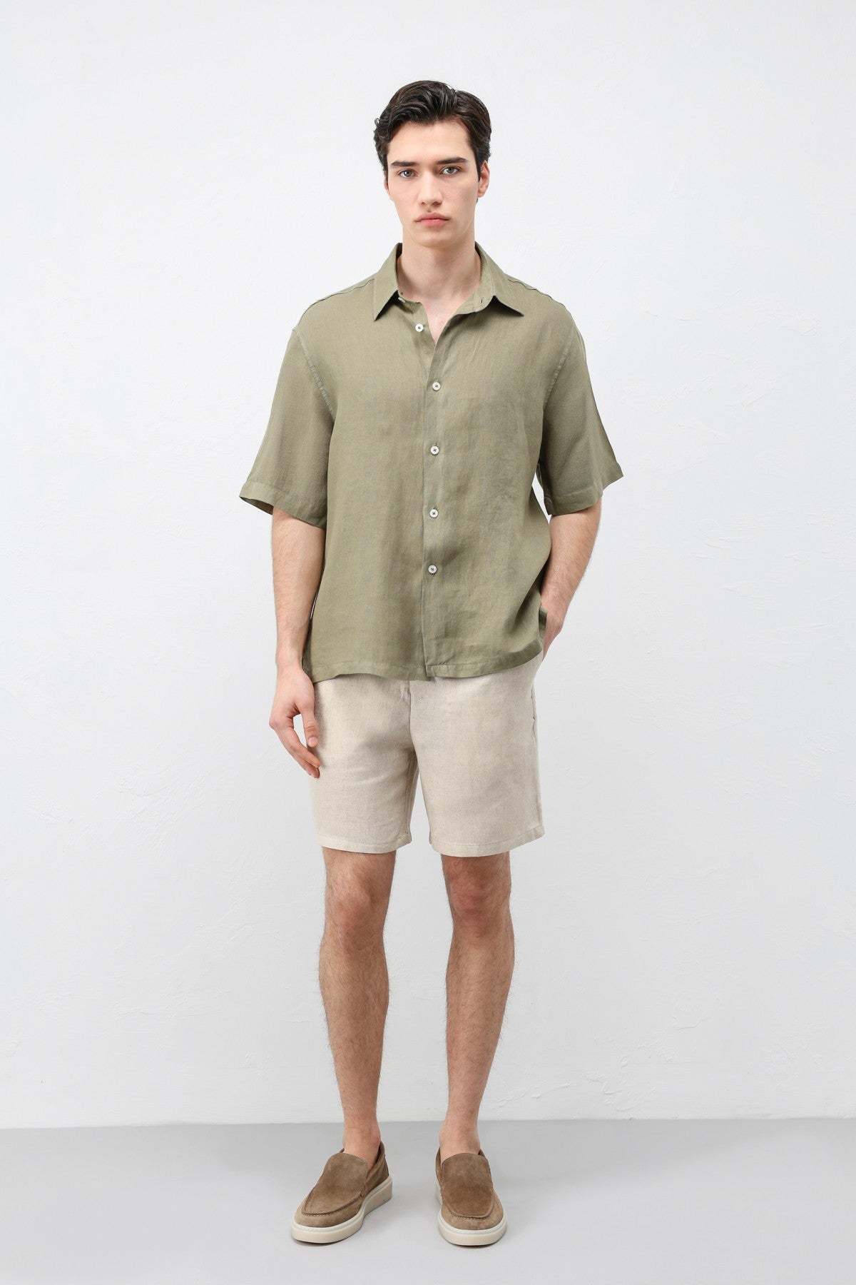 Antioch 100% Linen Relaxed-Fit Men's Shirt
