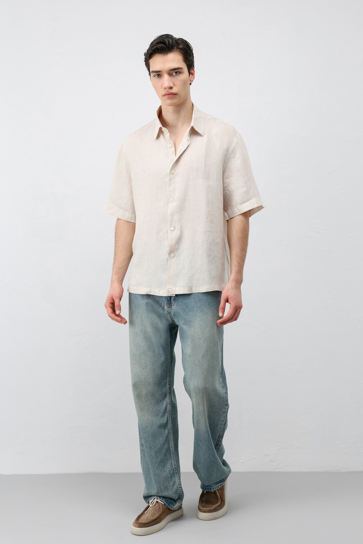 Antioch 100% Linen Relaxed-Fit Men's Shirt