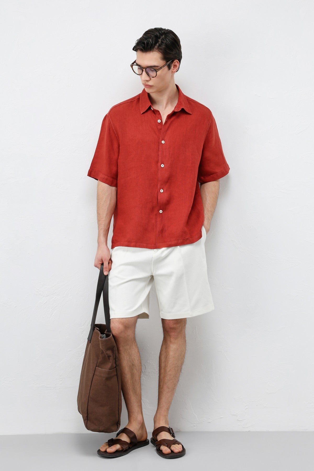 Antioch 100% Linen Relaxed-Fit Men's Shirt