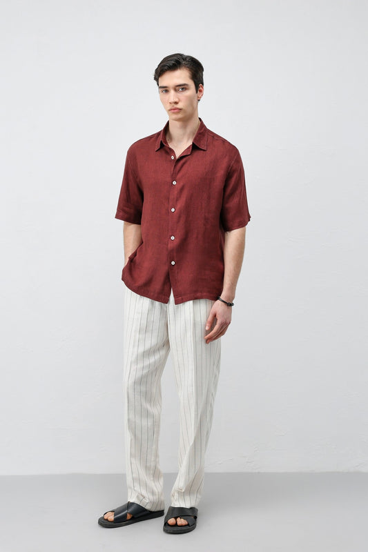 Antioch 100% Linen Relaxed-Fit Men's Shirt