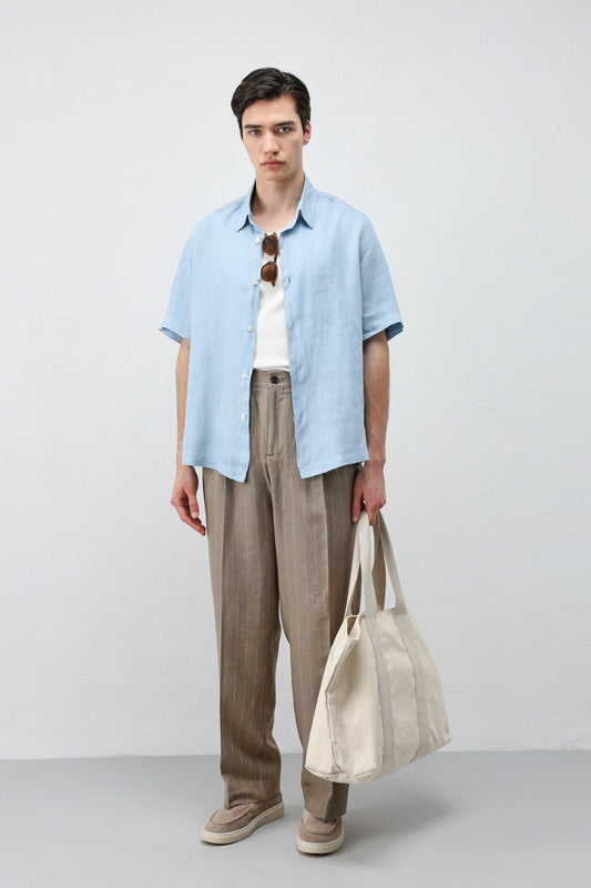 Antioch 100% Linen Relaxed-Fit Men's Shirt