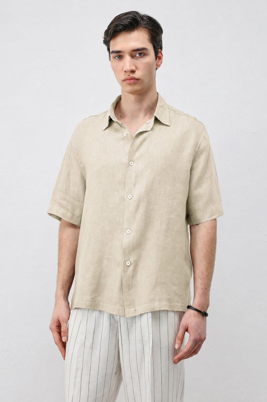 Antioch 100% Linen Relaxed-Fit Men's Shirt