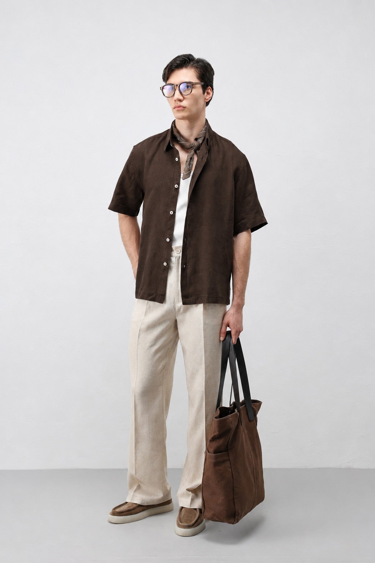 Antioch 100% Linen Relaxed-Fit Men's Shirt