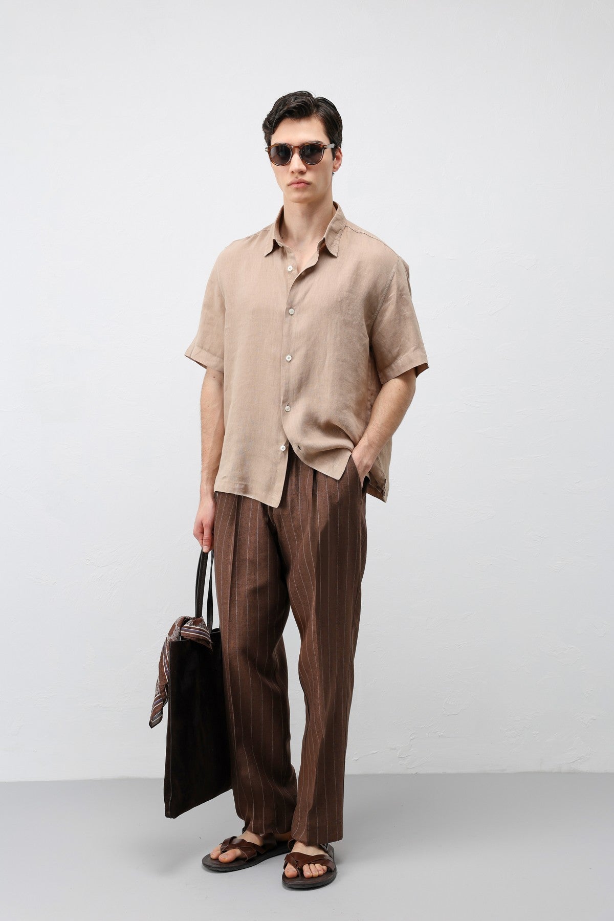 Antioch 100% Linen Relaxed-Fit Men's Shirt
