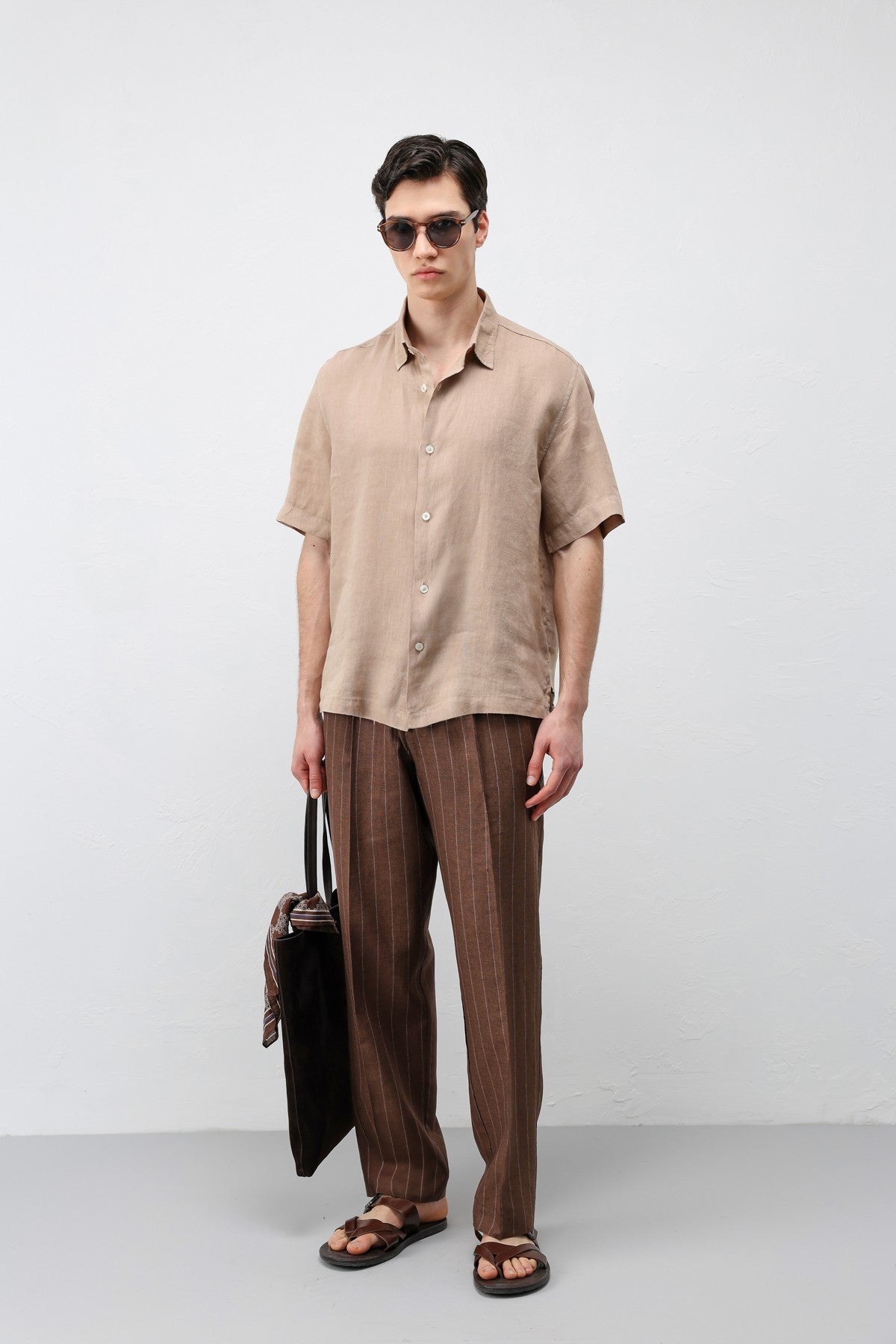 Antioch 100% Linen Relaxed-Fit Men's Shirt