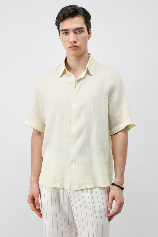 Antioch 100% Linen Relaxed-Fit Men's Shirt